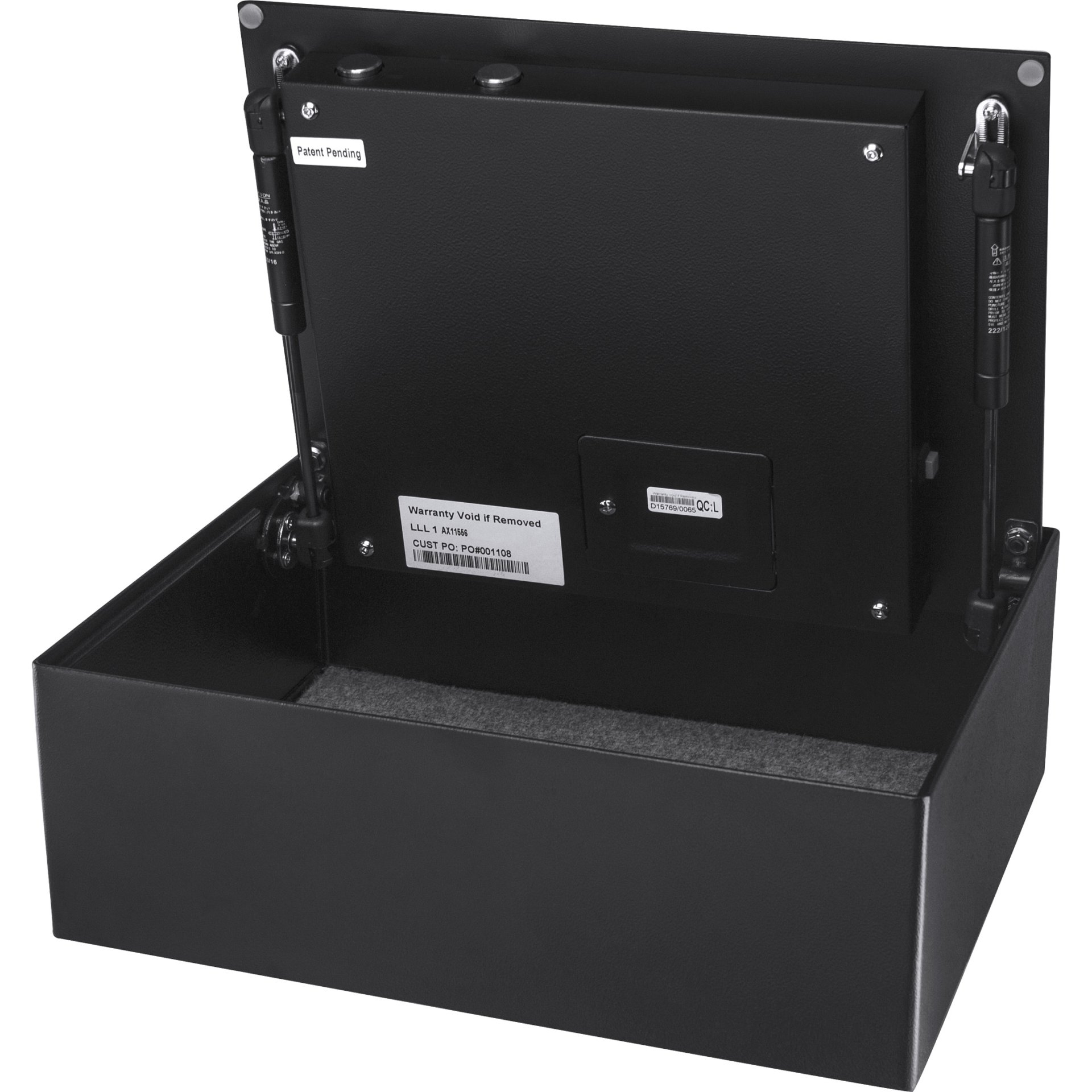 0 23 Cu Ft Top Opening Biometric Security Safe - Black - Image 6