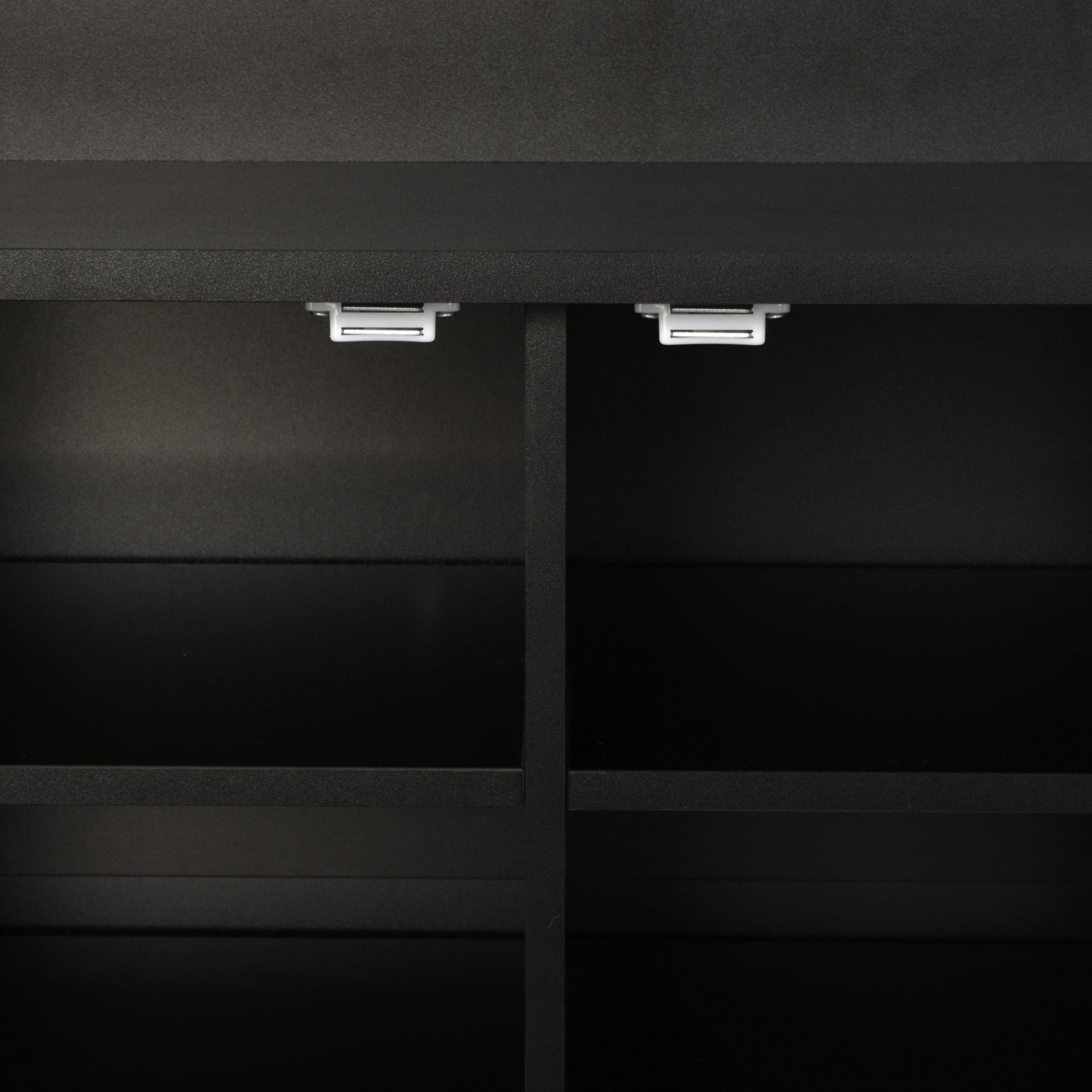 Entryway Bench With Coat Rack, 3 In 1 Design And Adjustable Shelves, Hall Tree With 7 Hooks For Entrance, Living Room - Black - Image 13