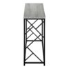 Accent Console Table For Entryway, Contemporary And Modern - Gray - Image 2