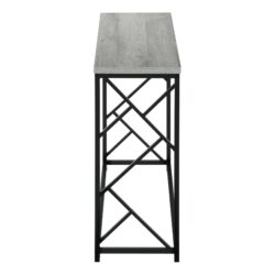 Accent Console Table For Entryway, Contemporary And Modern - Gray