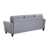Modern Living Room Sofa Set Linen Upholstered Couch Furniture For Home Or Office - Light Gray - Image 19