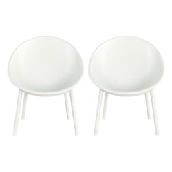 Gable - Accent Chair (Set of 2) - White