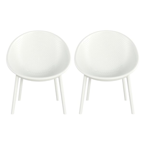 Gable - Accent Chair (Set of 2) - White