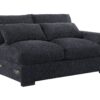 Nyeisha - Upholstered Sofa & Chaise - Dark Gray - Image 13