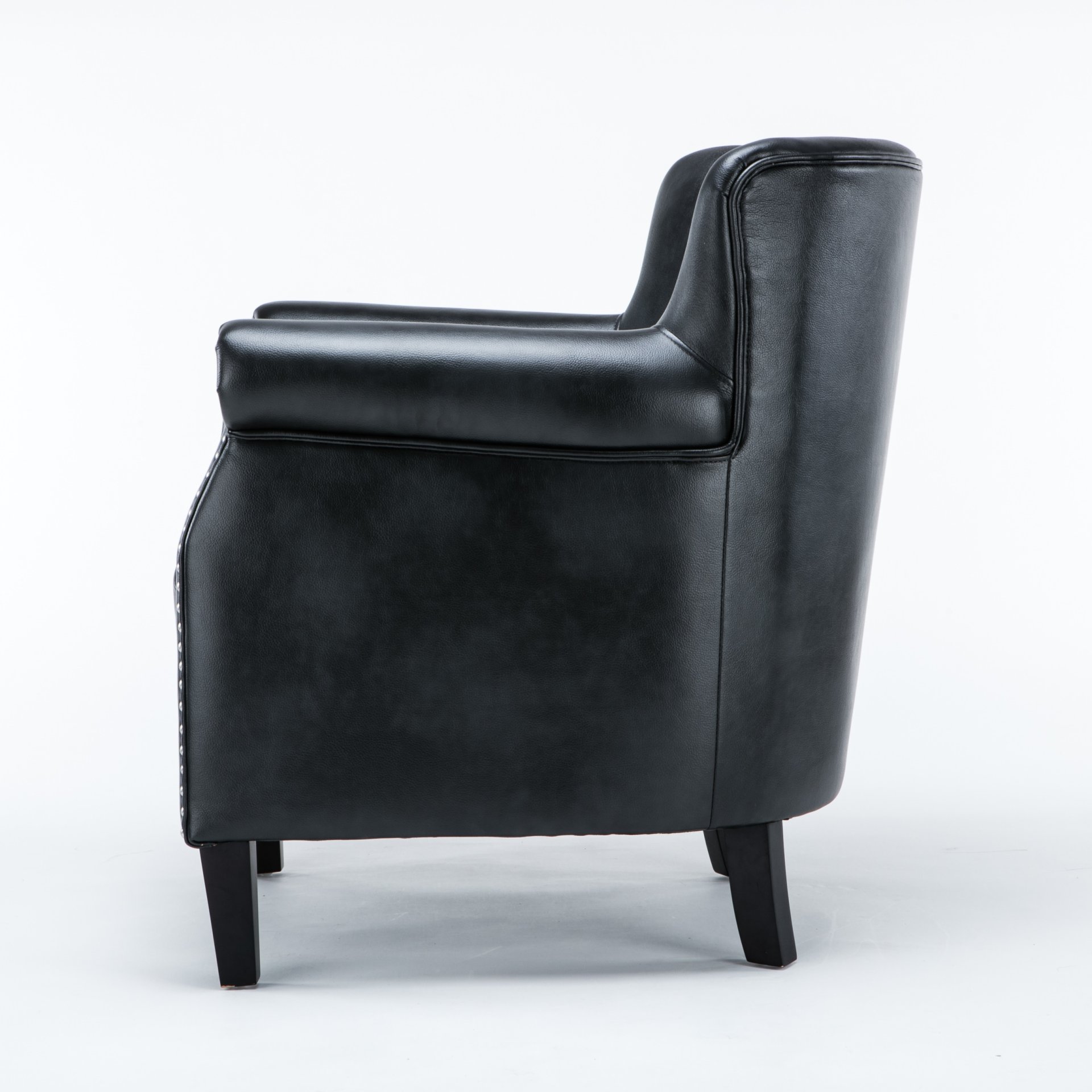 Hadley - Club Chair With Upholstery - Charcoal - Image 9