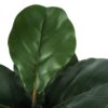 49" Tall, Artificial Plant, Fiddle Tree, Indoor, Faux, Fake, Floor, Greenery, Potted, Real Touch, Decorative - Green / Black - Image 3