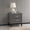 Glasgow - Nightstand With English Dovetail Drawers - Gray - Image 2