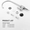 Modern Design, Lead Free Drinking Water Faucet - Brushed Nickel - Image 7