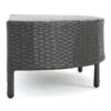 Pt Limon - Outdoor Coffee Table Half Round Design - Gray - Image 10