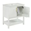 Bathroom Vanity With Sink And Ample Storage - White - Image 19