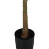 47" Tall, Artificial Plant, Fiddle Tree, Indoor, Fake, Floor, Greenery, Potted, Real Touch, Decorative - Green / Black - Image 2