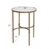 Bedford - Oval Mirror Accent Table - Antique Bronze - Image 3