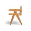 Chandigarh - Chic Arm Dining Chair Set (Set of 2) - Natural - Image 8
