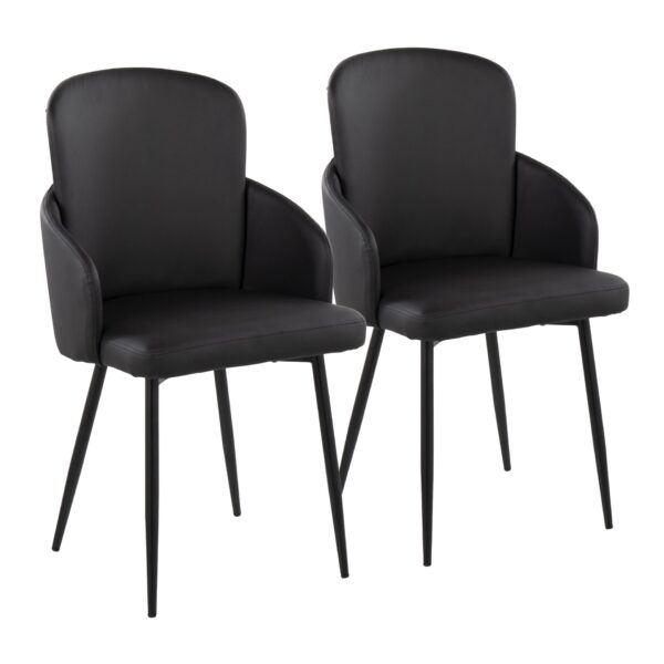 Dahlia - Contemporary Dining Chair (Set of 2) - Black