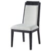 Dining Side Chair (Set of 2) - Black / Ivory - Image 4