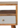 Mini Hand Painted Bedside Table - Light Blue - Image 4