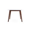 Benton - Modern Top Dining Table - Brown / Walnut Brown / White - Image 8
