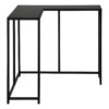 Corner Accent Console Table For Entryway, Contemporary & Modern - Black - Image 4