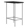 Home Bar Table With Bar Height Small Rectangular For Kitchen - Black - Image 7