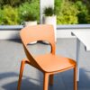 1 Piece Designed Single Chair, UV Resistant, Waterproof And Wear Resistant - Tropical Orange - Image 11