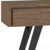 Lowry - Console Sofa Table - Rustic Natural Aged Brown - Image 7