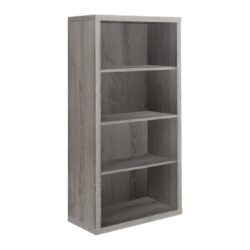 Bookshelf, Bookcase, Etagere, 5 Tier, For Office, Contemporary & Modern - Taupe