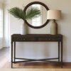 Fluted - 2 Drawer Storage Console Table - Brown - Image 2