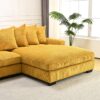 Luxe - Oversized 2 Piece Right Facing Sectional Couches For Living Room, L Shaped Sofa With Chaise - Ginger - Image 7