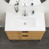 Rectangular Single Vanity Top With 1 Faucet Hole Construction - White - Image 4
