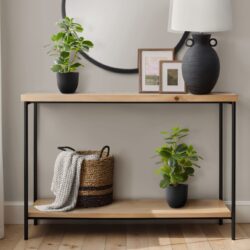 14" Tall, Artificial Plant, Ficus, Indoor, Faux, Fake, Table, Greenery, Potted, Decorative (Set of 2) - Green / Black