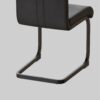 Modern Dining Chairs With High Back Upholstered Side And Metal Legs (Set of 2) - Black - Image 18