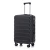 Set 3 Pieces 20" / 24" / 28" Abs Spinner Wheel Luggage, Matching Color, With Combination Lock - Black - Image 25