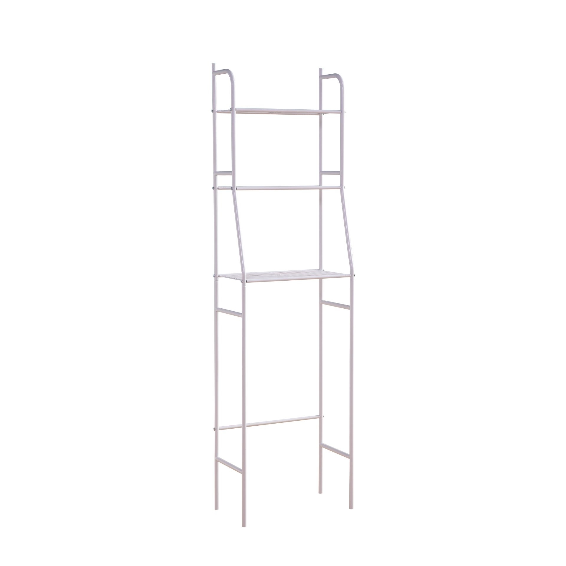 Three Tier Over The Toilet Storage Shelf - White - Image 3