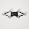 6 Light Crystal Ceiling Light For Dining Room, Modern Ceiling Lamp With Light Fixture For Farmhouse Entryway Living Room (6*G9 Bulbs Included) - Matte Black - Image 14