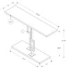 Accent Console Table For Entryway, Contemporary & Modern - Glossy White - Image 5