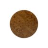 Nebula - Burl Accent Pillar Side Table - Medium Brown - Image 4