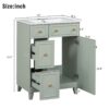 24" Bathroom Vanity Cabinet With Sink - Green - Image 3
