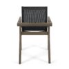 Belfast - Outdoor Dining Chair (Set of 2) With Mesh And Frame - Gray - Image 11