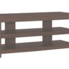 TV Stand, Console, Media Entertainment Center, Storage Shelves, Contemporary & Modern - Cherry - Image 2