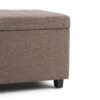 Darcy - Storage Ottoman Bench - Fawn Brown - Image 5
