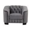 3 Piece Sofa Sets With Legs, Upholstered Couches - Gray - Image 24