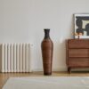 Tall Standing Designer Floor Vases With Elegant 2 Tone Finishes Ideal For Decorating Living Rooms, Bedrooms, Entryways Perfect For Decorating Your Home - Black / Gray - Image 11