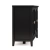Artisan - Wide 4 Door Storage Cabinet - Black - Image 4