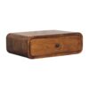 Avora - Wall Mounted 1 Drawer Nightstand - Caramel - Image 4