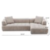 Kaynes - Right Sectional Sofa - Mocha - Image 13