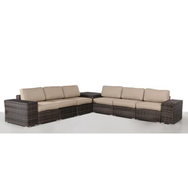 6 Piece Patio Seating Group With Cushions - Espresso