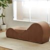 Solace - Chaise Lounge Chair Relaxation, Ergonomic Design With Soft Yet Firm High Density Foam Core, Removable Machinewashable Cover - Brown - Image 10