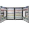 400 Key Adjustable Key Cabinet With Key Lock - Gray - Image 4