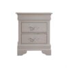 Lorana - Modern Nightstand - Silver Champagne - Image 4