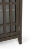 Bedford - Low Storage Media Cabinet - Dark Tobacco Brown - Image 4